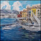 Archiv | Malcesine Gardasee 80x80 cm 2023